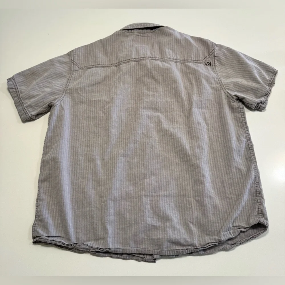 5.11 Tactical Button Up Shirt Mens Size LRG Gray Regular Fit Casual Short Sleeve - Picture 2 of 8